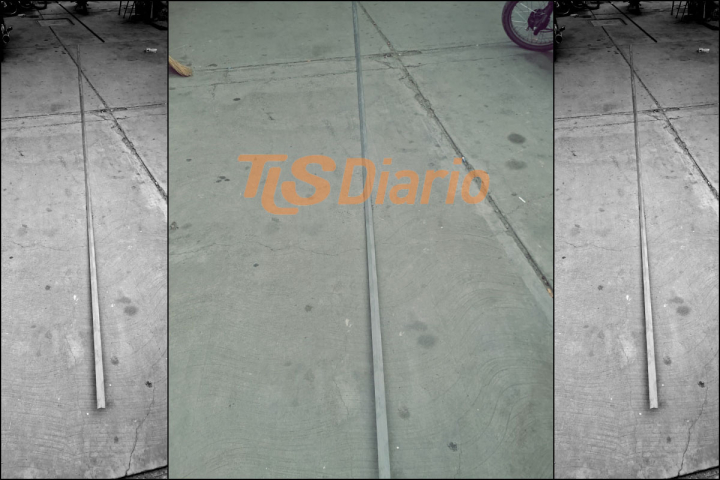 Le dicen "Springfield": lo filmaron robando en una fábrica, tiró el hierro y huyó por los techos