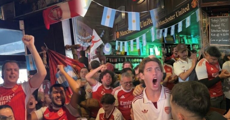 La final de la Champions desde la Peña Oficial del Arsenal Argentina: “Esto no lo esperábamos nunca”