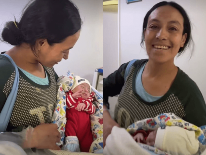 Tras un embarazo de riesgo, una madre y su bebé recibieron el alta en el Hospital Rawson