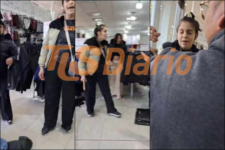 Dos mecheras desataron el caos en un local de ropa: insultos xenófobos, palazos y una brutal pelea con las empleadas