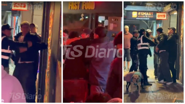 Jóvenes protagonizaron un violento enfrentamiento en un bar de Capital