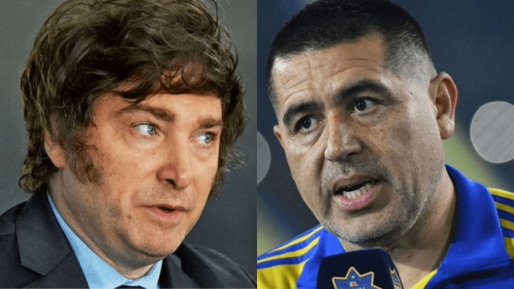 Milei apuntó otra vez contra Riquelme después del golpe de Boca en la Libertadores