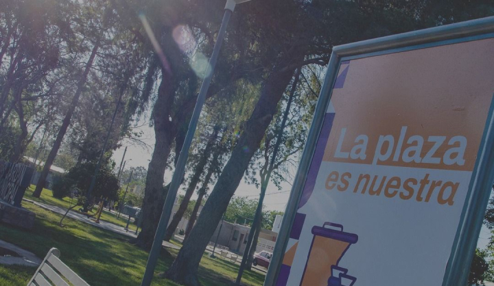 La Ciudad de San Juan intensifica las tareas de limpieza y mantenimiento de plazas y espacios verdes en el sector norte