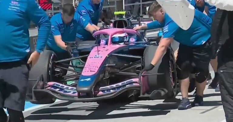 Problemas para Colapinto en la práctica del GP de Canadá: ¿qué le pasó al Alpine?