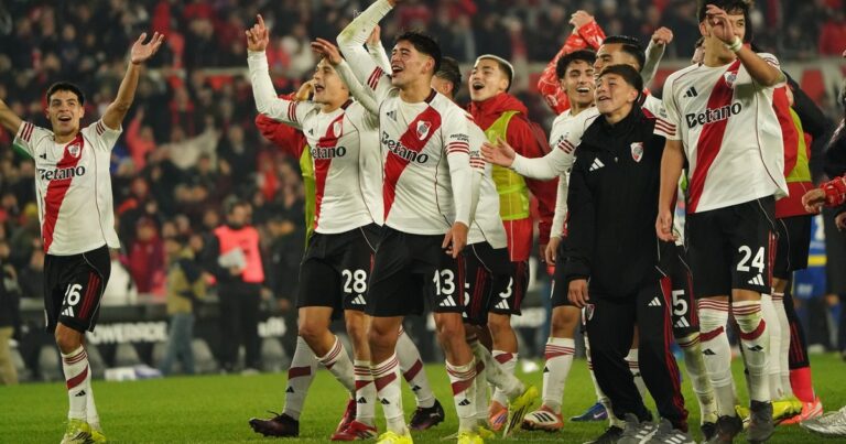 El festejo de River por el pase a la final y la dedicatoria para Boca: "Es para vos..."