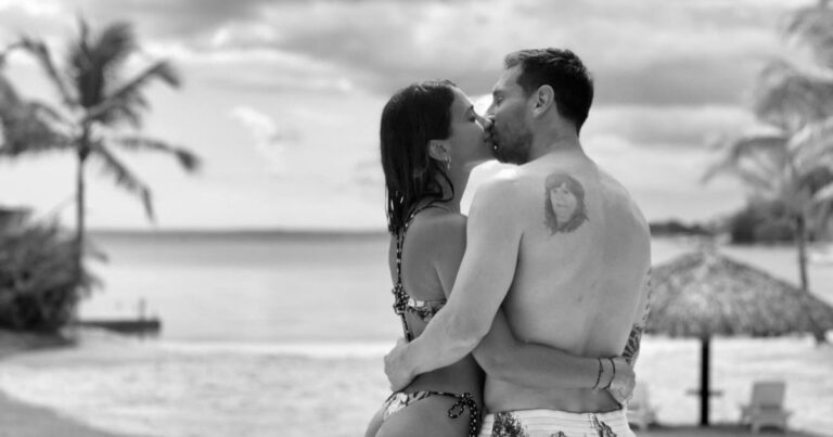 Las siete fotos de Antonela por el cumple de Messi: “Te amo infinito”