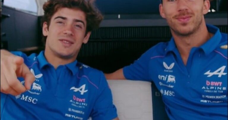 Franco Colapinto y una llegada top al paddock en Mónaco: se subió a un yate de lujo