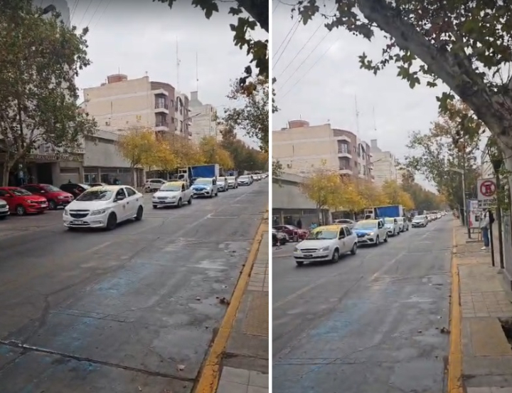 Taxistas y remiseros volvieron a las calles para protestar contra Uber y DiDi