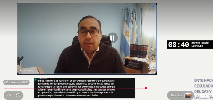 Espejo respaldó las obras para Josemaría y pidió que dejen mejoras para Iglesia