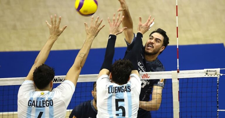 Nueva derrota de la Selección Argentina de vóley en la VNL: cayó ante Irán