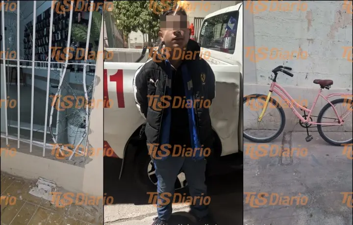 Violentaron un local de madrugada, intentaron escapar en bicicleta y uno de los sospechosos terminó reducido tras una persecución