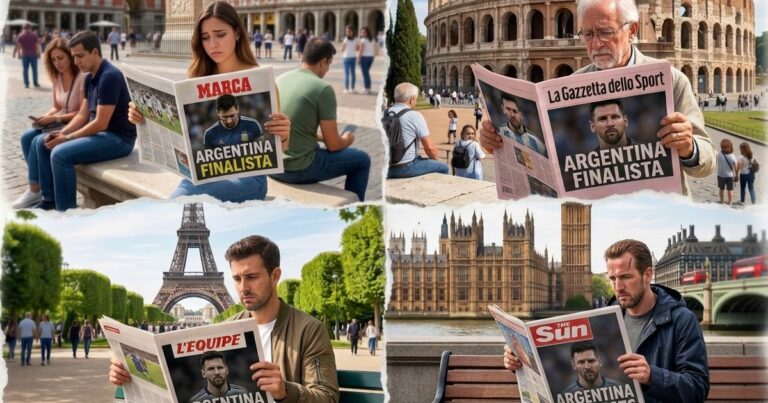 La reacción de la prensa internacional tras la clasificación de Argentina a semifinales