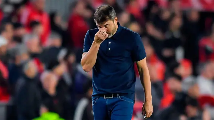 Qué le dijo Coudet al plantel de River después de la caída ante Central