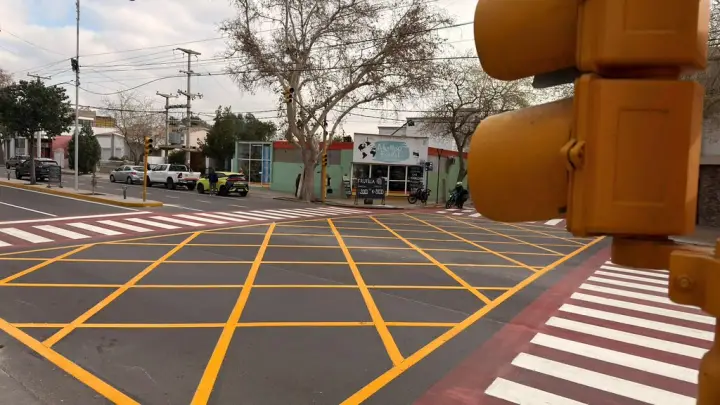 La avenida Libertador entra en su tramo final de demarcación y señalización