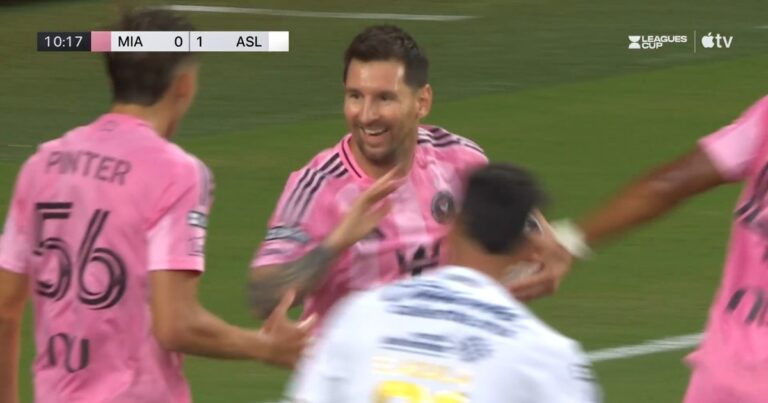Video: doblete de Messi y asistencia ante Atlético San Luis por la Leagues Cup