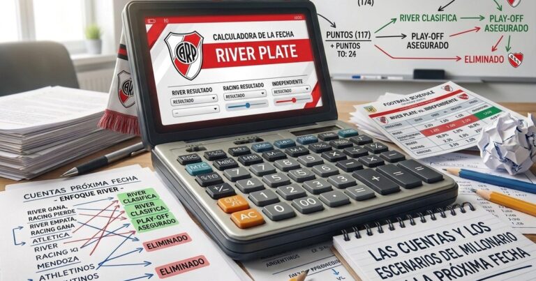 La calculadora de River ante Tigre: cómo queda en la Tabla Anual si gana, empata o pierde y por qué ni con los tres puntos entra por ahora en playoffs