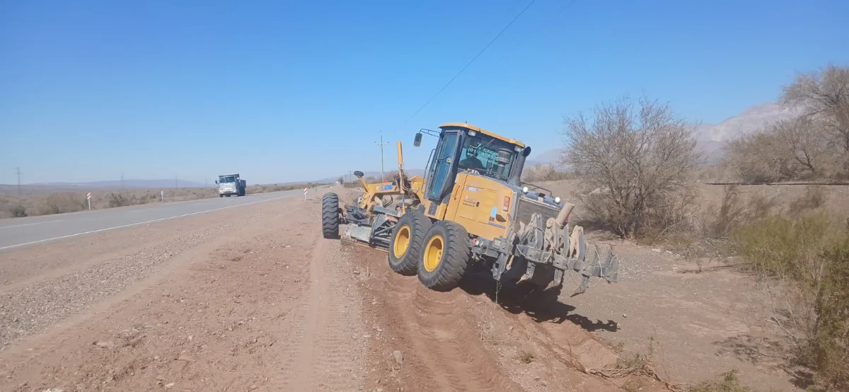 Vialidad Nacional refuerza el mantenimiento de las rutas 150 y 40 en el norte sanjuanino