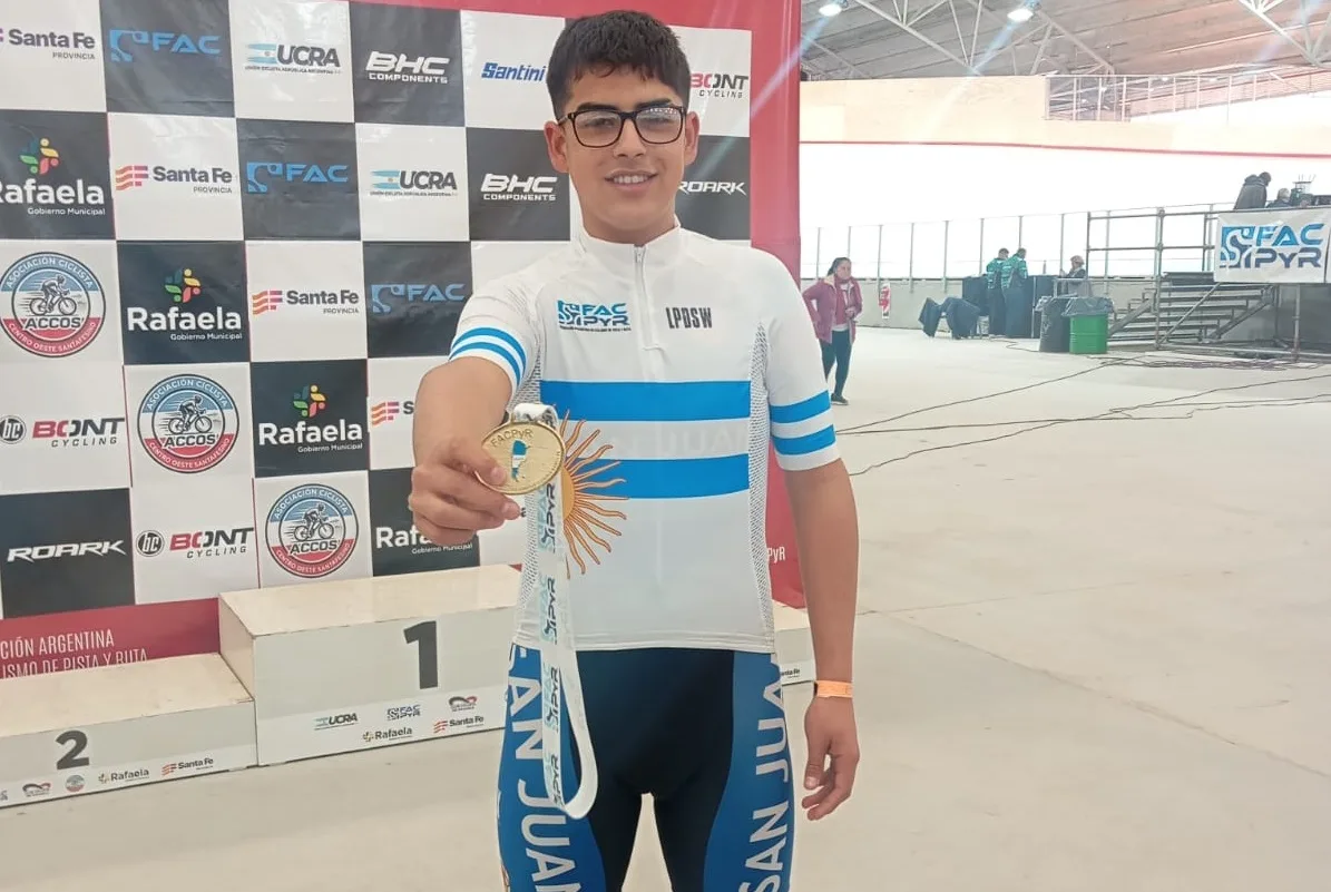 Eric Mendoza, el campeón argentino que pedalea detrás de un sueño