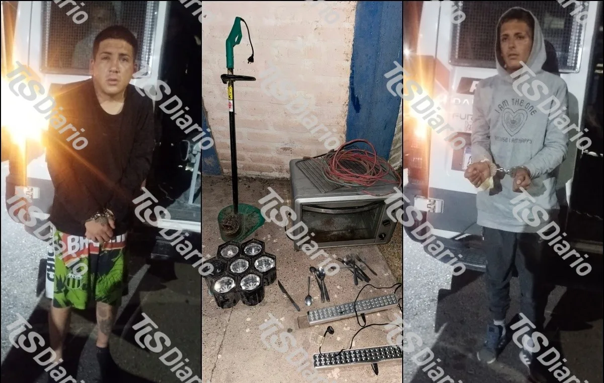 Robaron, escaparon a toda velocidad y terminaron atrapados con el botín