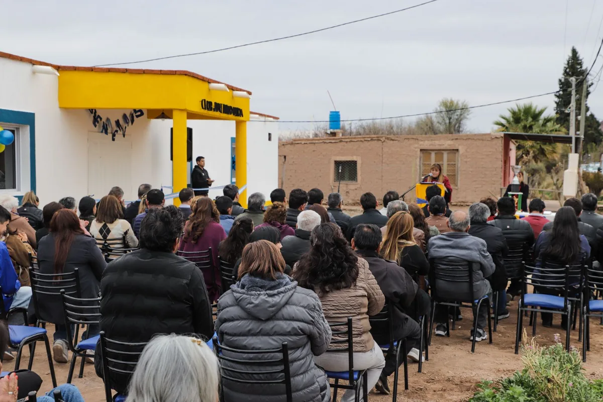 Se inauguró la sede social del Club Juventud Unida de Huaco