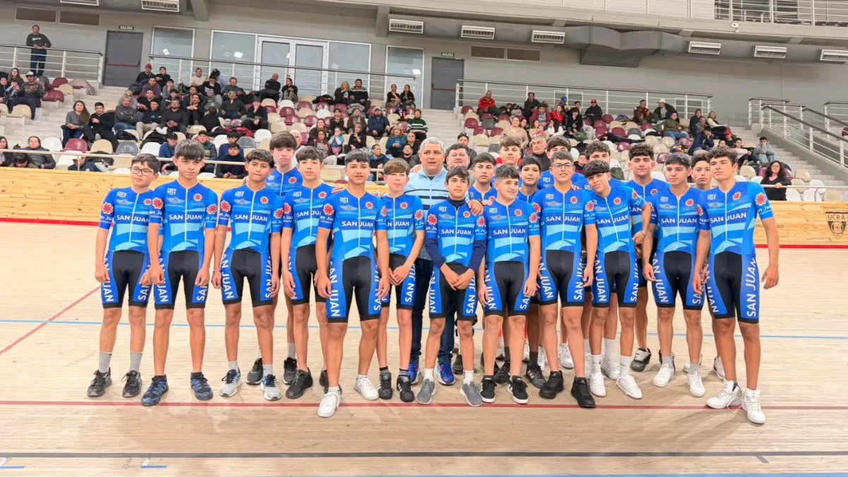 Jóvenes sanjuaninos debutan en el Campeonato Argentino de ciclismo en pista en Santa Fe