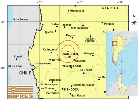 Tembló en San Juan: un sismo de magnitud 3,7 se registró este martes