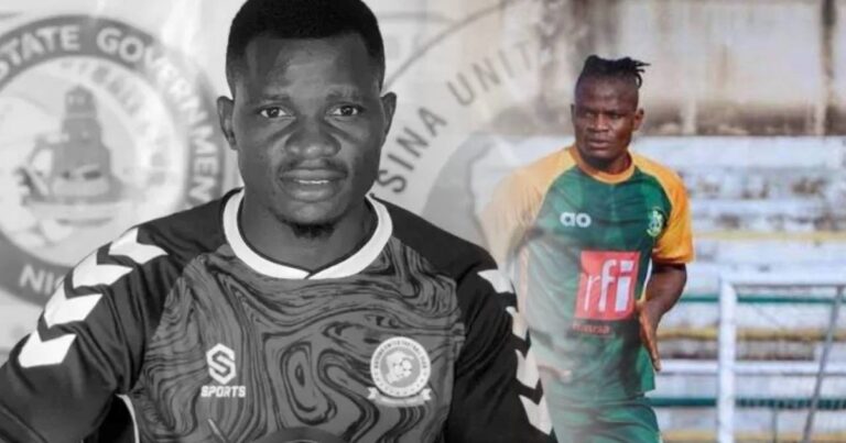 Se desplomó en pleno partido y hablaron de resurrección: el confuso episodio por la muerte de un futbolista en Nigeria