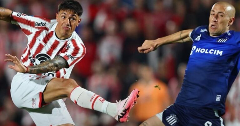 Las dos fuertísimas jugadas en el clásico de Córdoba: un cabezazo que terminó en roja y el codazo que fue amarilla