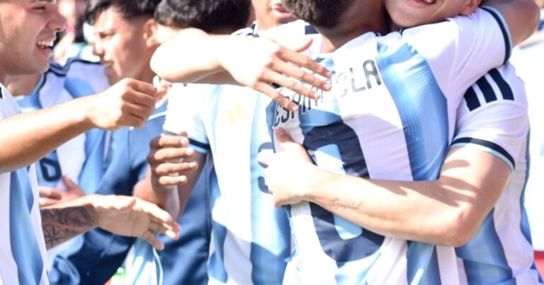 Videos: el golazo de la clasificación a la final y los mejores momentos de Argentina vs. Perú en los Suramericanos