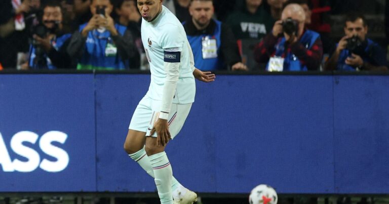 Video: Mbappé metió un gol para darle la victoria a Francia y se lesionó la rodilla en el festejo