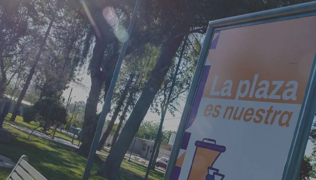La Ciudad continúa con la limpieza de plazas y espacios verdes del sector norte