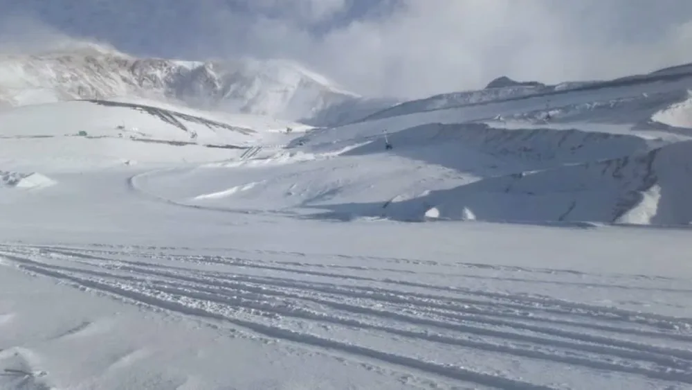 El Niño acumula nieve récord en la cordillera de San Juan
