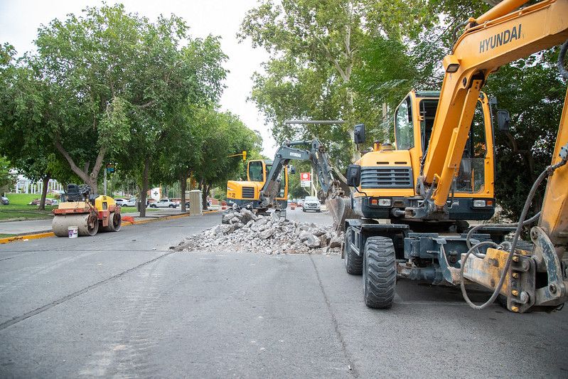 Habrá reducción de calzada en calle Gral. Acha por trabajos de repavimentación