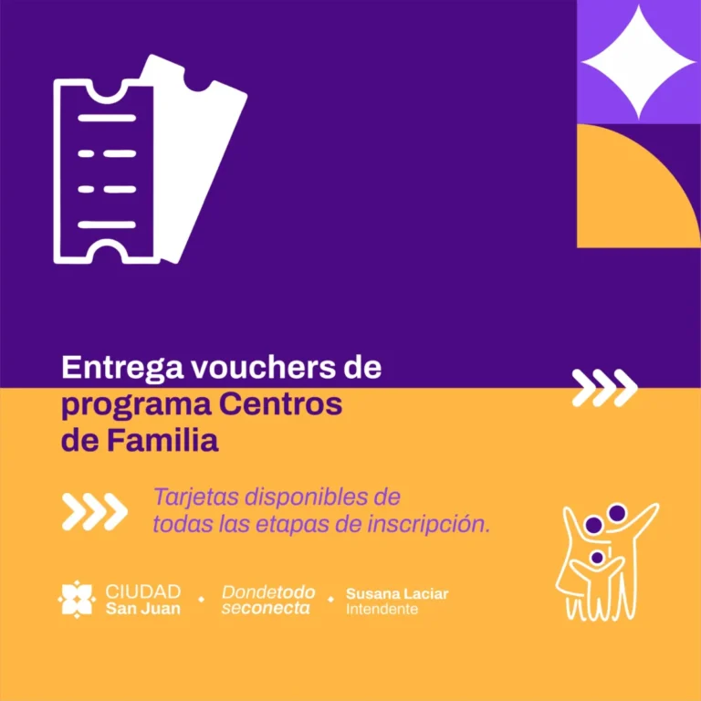 Municipalidad entrega vouchers del programa Centros de Familia