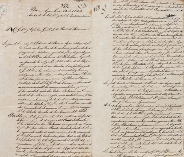Encontraron una carta que relata la ocupación de las islas Malvinas por Reino Unido en 1833