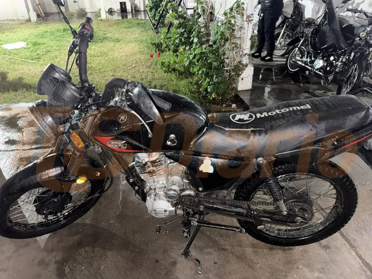 Hallaron una moto con el cuadro "limado" y sin patente: rebotaron al pedir datos a la central y terminó incautada