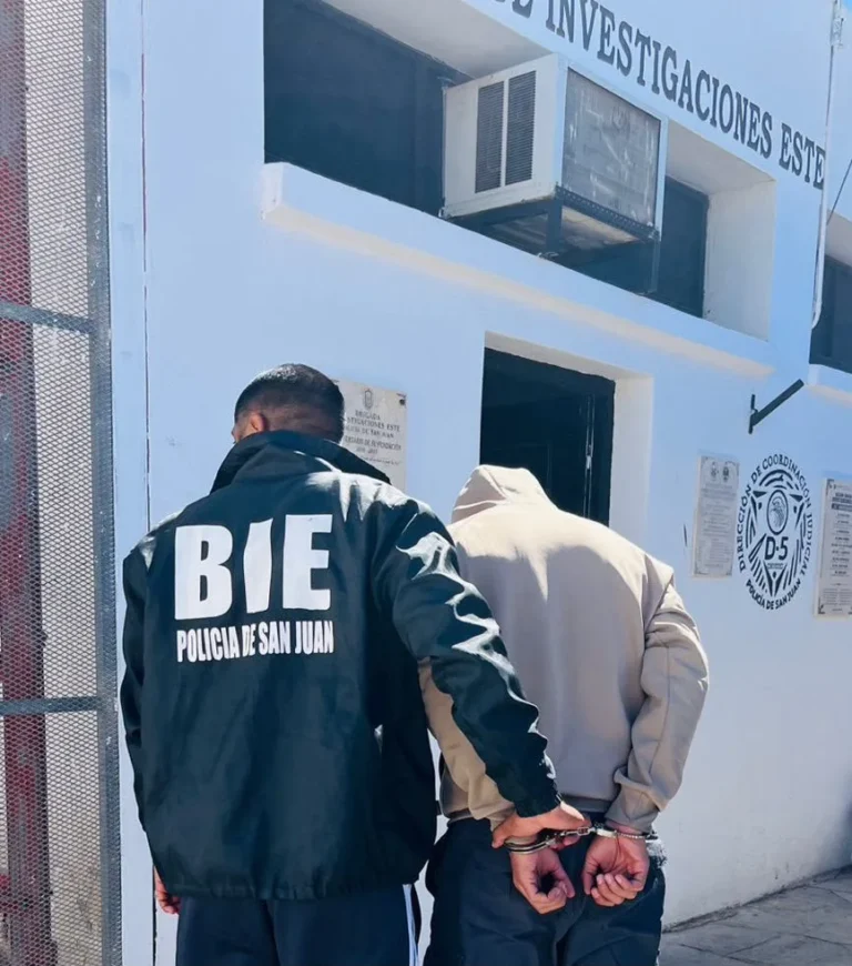Capturaron a un hombre conocido en el ambiente delictivo en Caucete