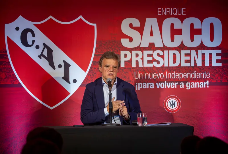 Enrique Sacco presentó su candidatura a presidente de Independiente: "La prioridad es el fútbol"
