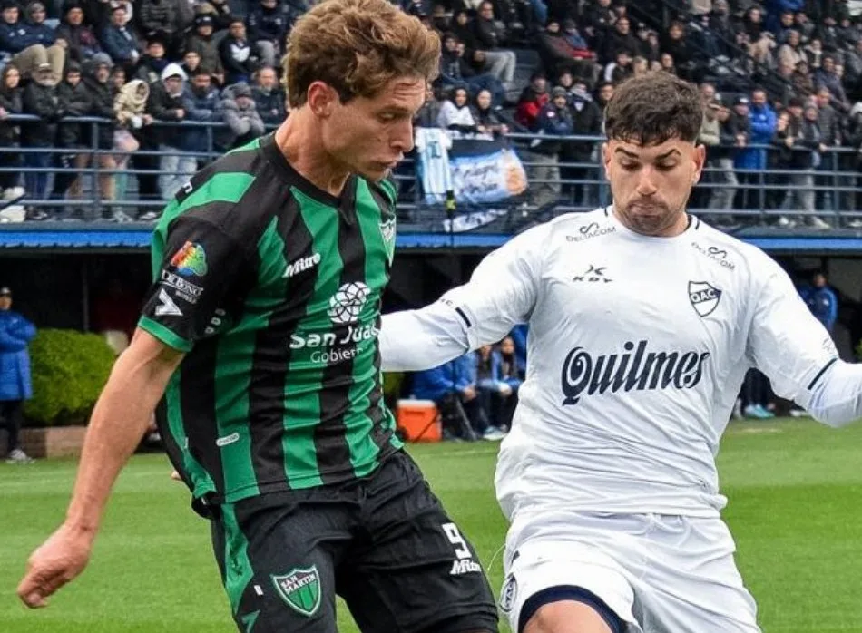 San Martín perdió ante Quilmes y dejó atrás su gran racha en la Primera Nacional