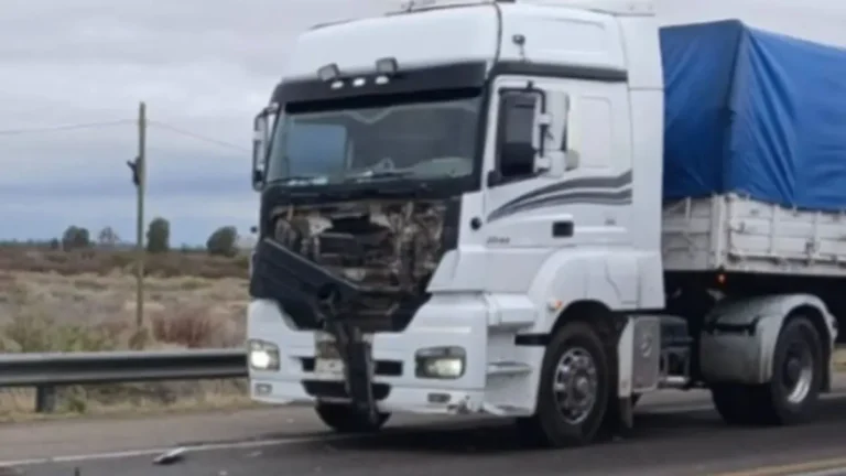 Un motociclista murió tras ser embestido por un camión en la Ruta 20
