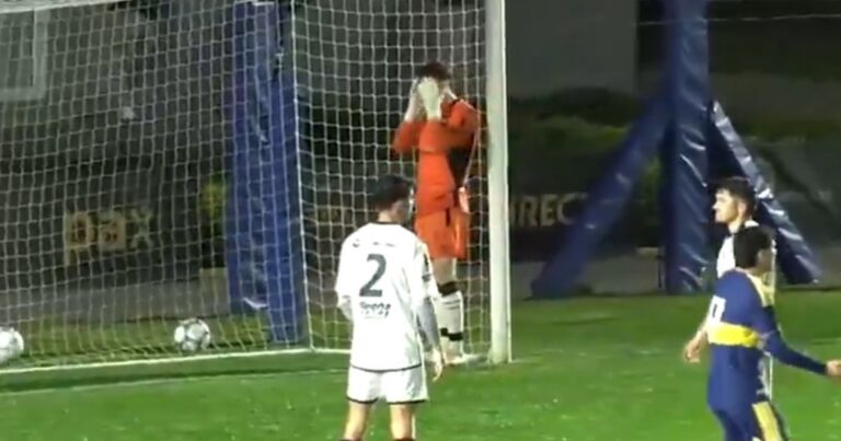 Video: el blooper con el que ganó Boca en Reserva