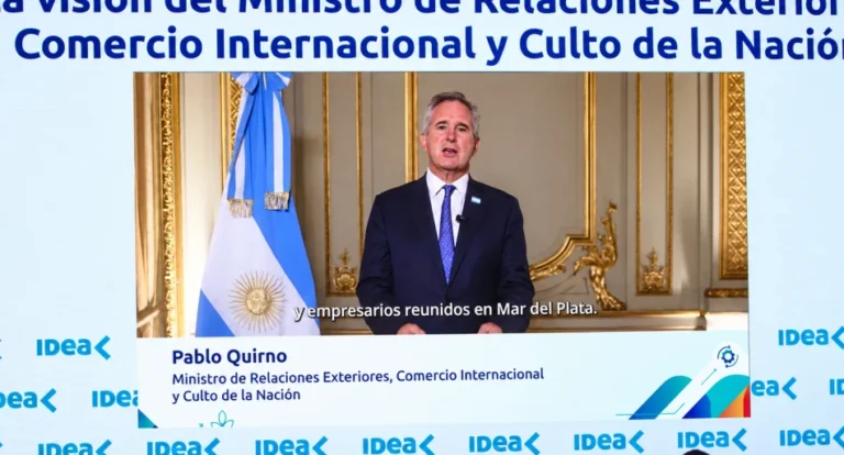 Quirno presionó al círculo rojo en IDEA: "Ahora tienen las condiciones para invertir"