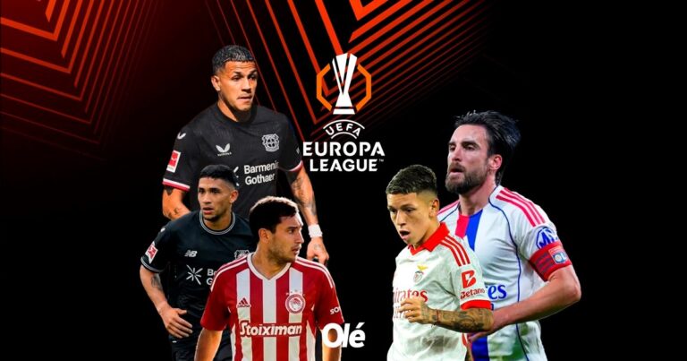El uno por uno de los argentinos en la Europa League: partidazo de Prestianni, gol de Hezze y más...