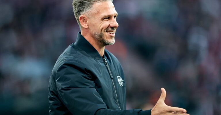 Baile absoluto tras las críticas: el Leipzig de Demichelis goleó 6-0 al Frankfurt por la Bundesliga