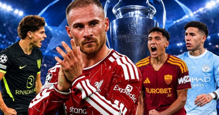 El uno por uno de los argentinos en la Champions: doblete de Mac Allister, goles de Alvarez y Molina, y sutileza de Enzo Fernández