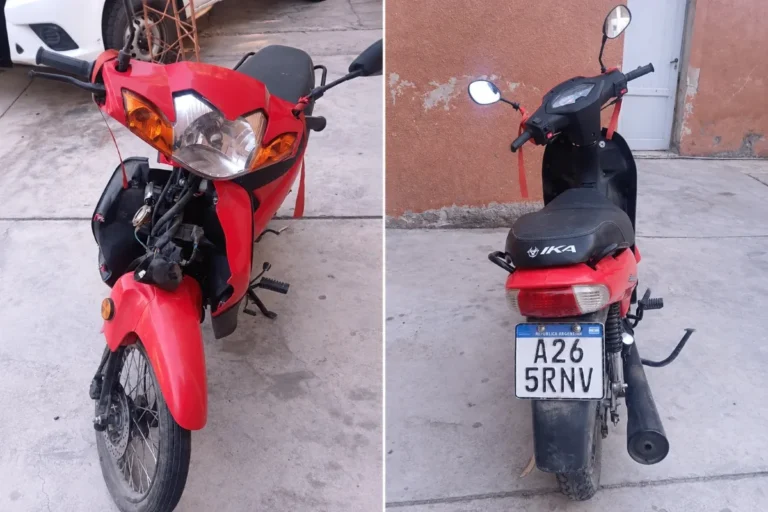 Robaron una moto frente a una peluquería, escaparon hacia Alto de Sierra y la Policía logró recuperarla tras una persecución