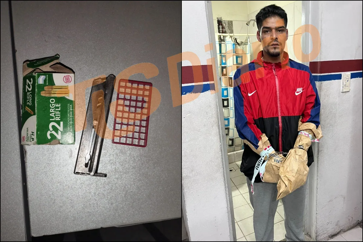 Fue en moto a la casa de su ex, disparó al aire para amenazarla y cayó con el cargador lleno en el bolsillo