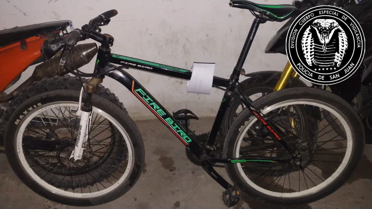 Persecución en pleno centro sanjuanino: detuvieron a un hombre que intentó escapar en bicicleta