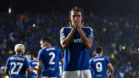 Nico Paz brilló en la goleada de Como a Manchester United por la Champions League