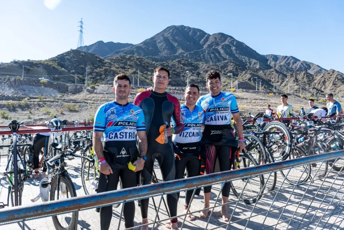 La Policía de San Juan dijo presente en el Ironman 2026